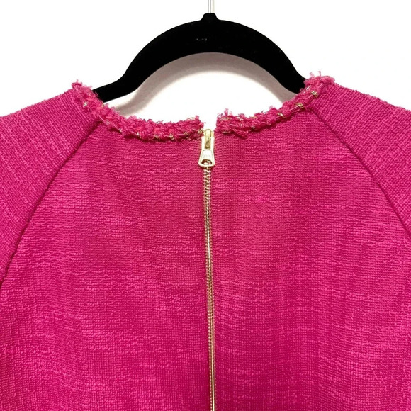 NWT $470 Rebecca Vallance Anita Boucle Mini Dress - Tweed Jackie O Preppy - Picture 7 of 12